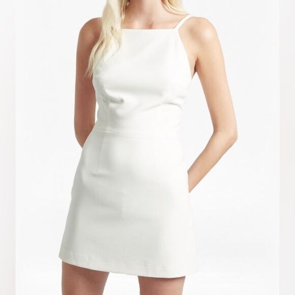 French Connection Whisper Light Square Neck Dress size 4 - Picture 1 of 9